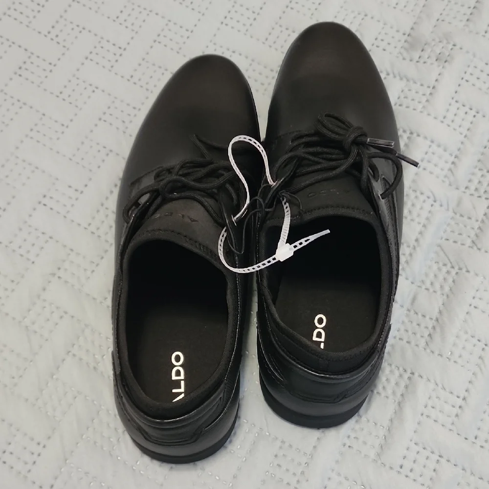 Aldo Men's Sleek Black Derbys